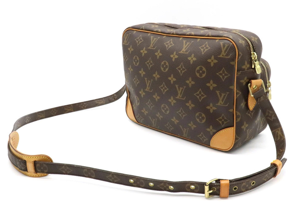 Louis Vuitton Messenger Crossbody Nile Shoulder Bag Monogram Brown